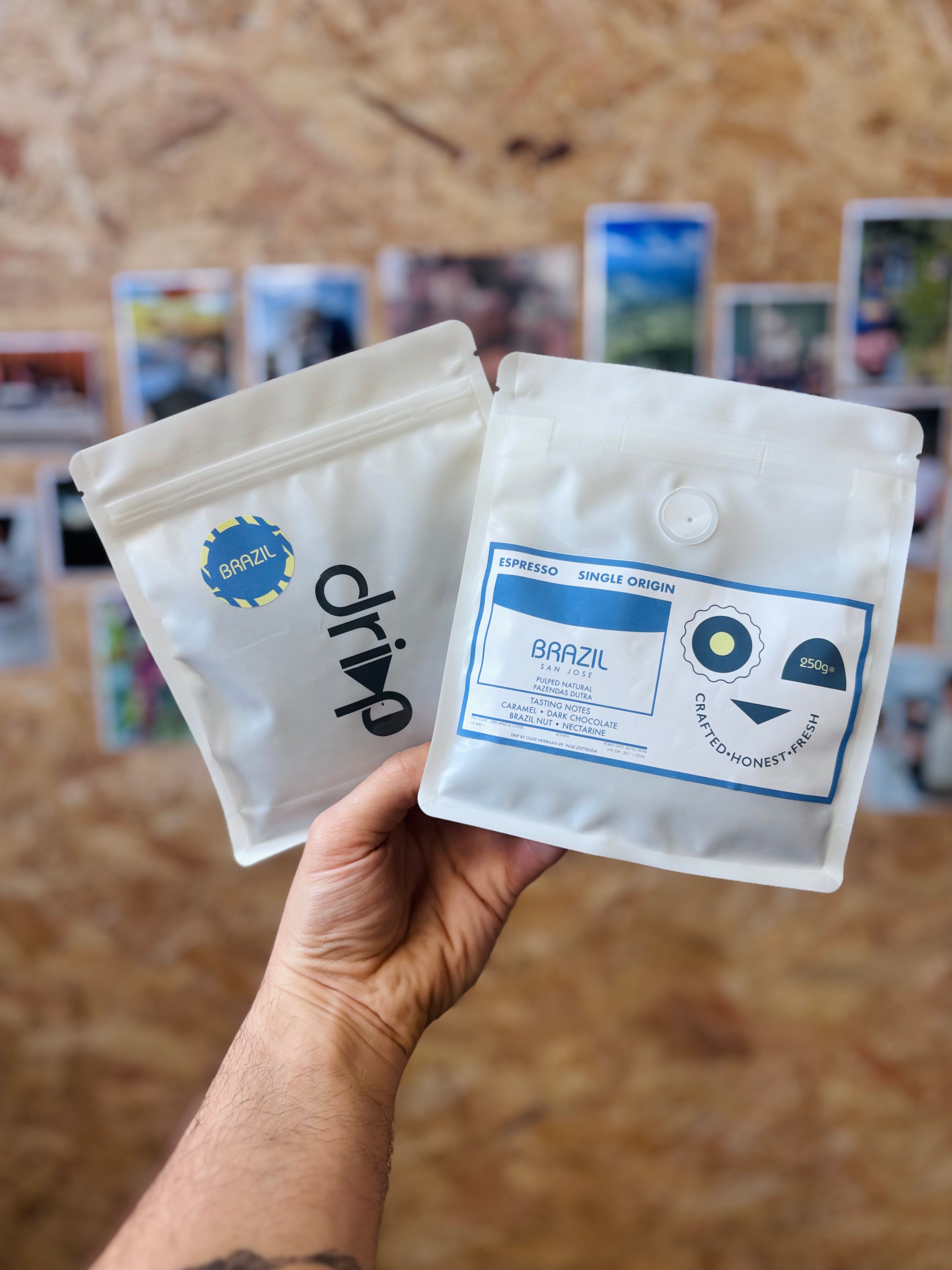 2x 250gr Brazil San Jose bonen espresso koffie Drip Coffee